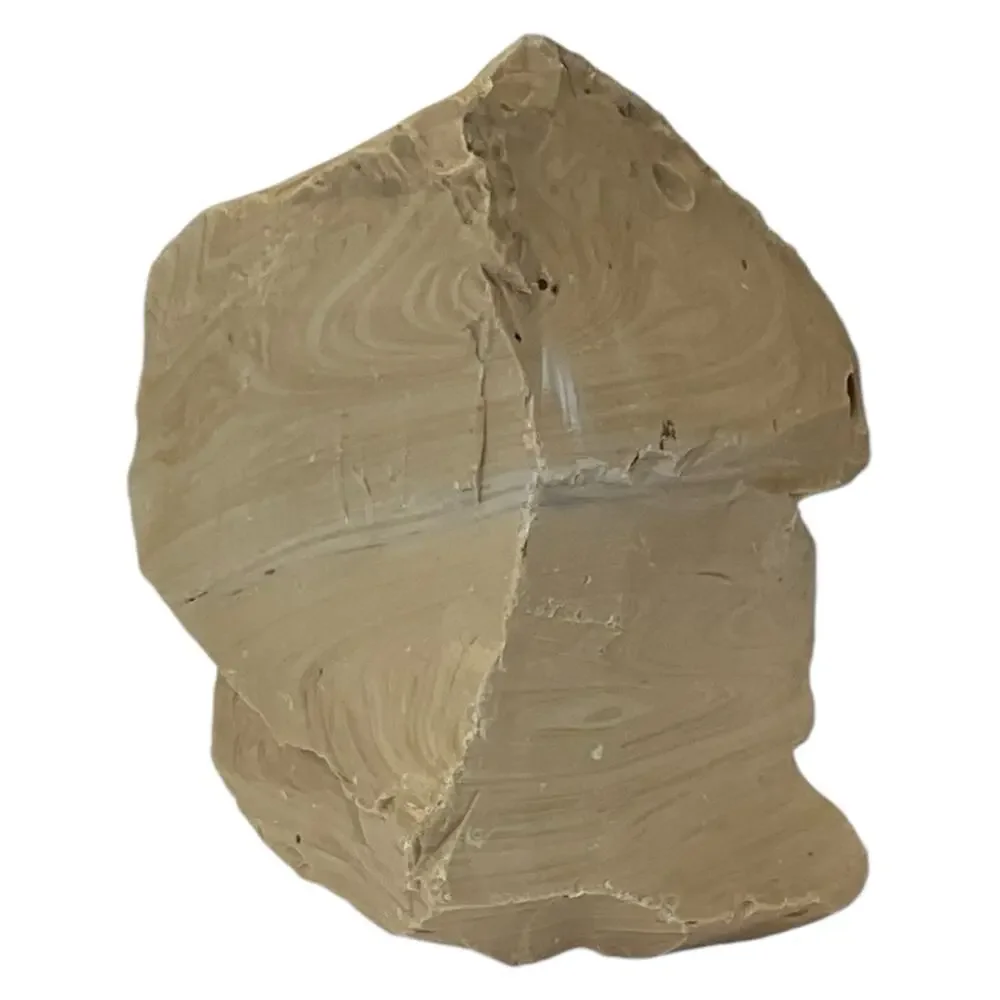 Cream Chocolate Swirl Art Glass Cullet Slag‎ Glass #5XL221